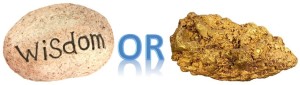 is gold better than wisdom?