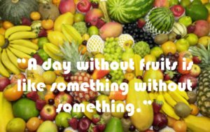8 servings of fruit a day boosts happiness.
