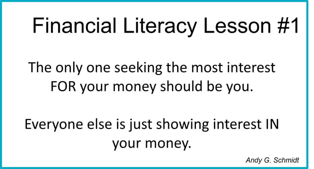 Financial Literacy Lesson #1